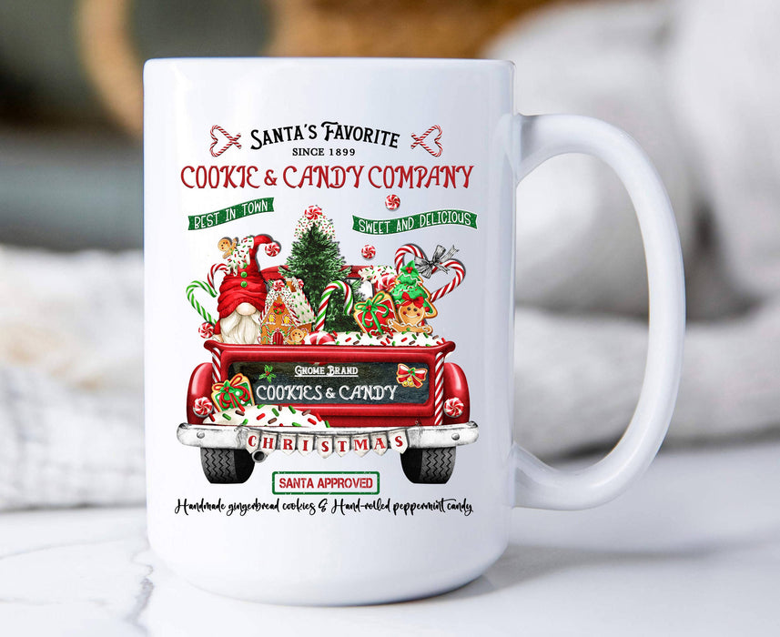 Christmas Santa's Favorite Cookies Coffee Mug