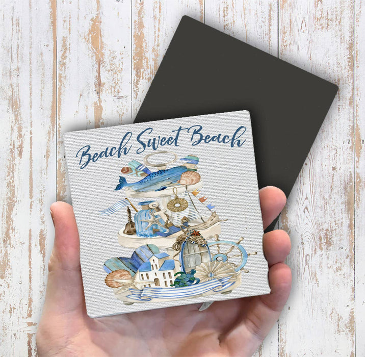 Beach Sweet Beach 3 Tier tray Magnet Fridge