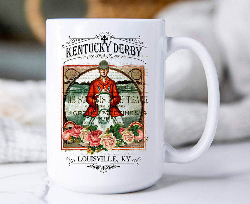 Kentucky Derby Louisville Vintage Coffee Mugs