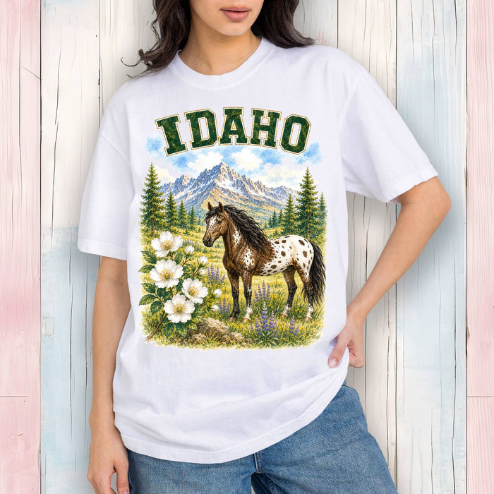 Idaho State Bird and Animal T-Shirt