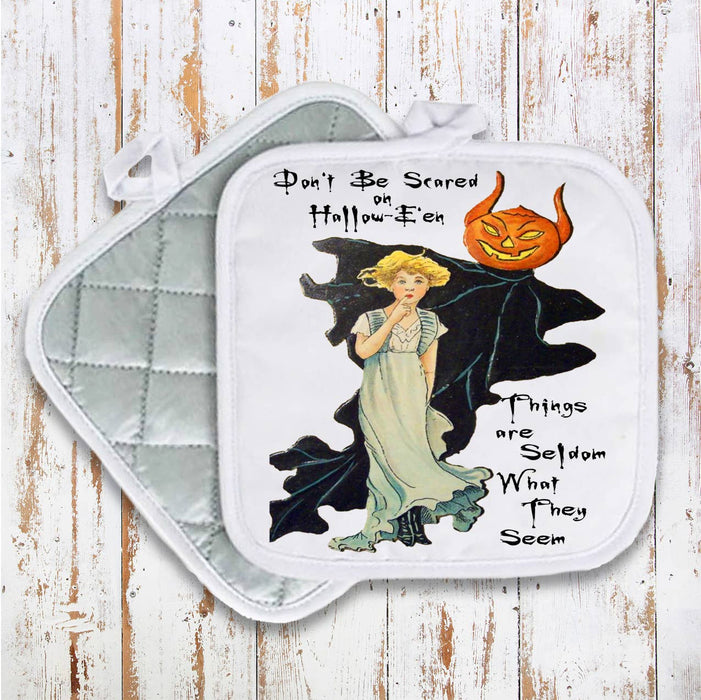 Halloween Vintage Goblin Pot Holder Oven Mitt
