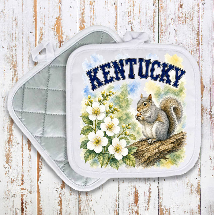 Kentucky State Bird and Animal Pot Holder