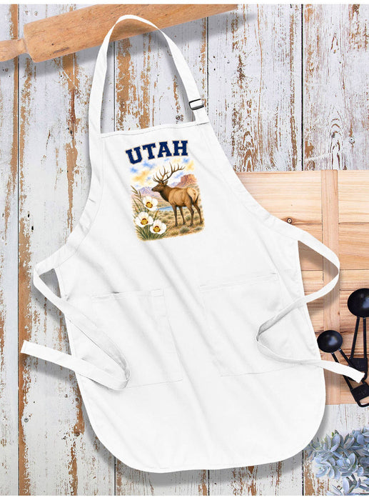 Utah State Bird and Animal Apron