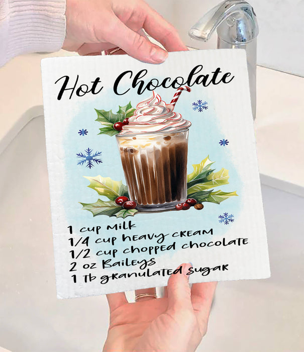 Christmas Cocktail Hot Chocolate Recipe Swedish Dishcloth
