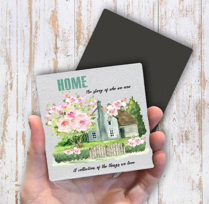 Modern Farmhouse Home Our Story Magnet Fridge