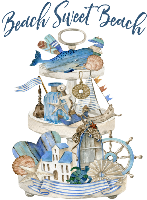 Beach Sweet Beach 3 Tier tray