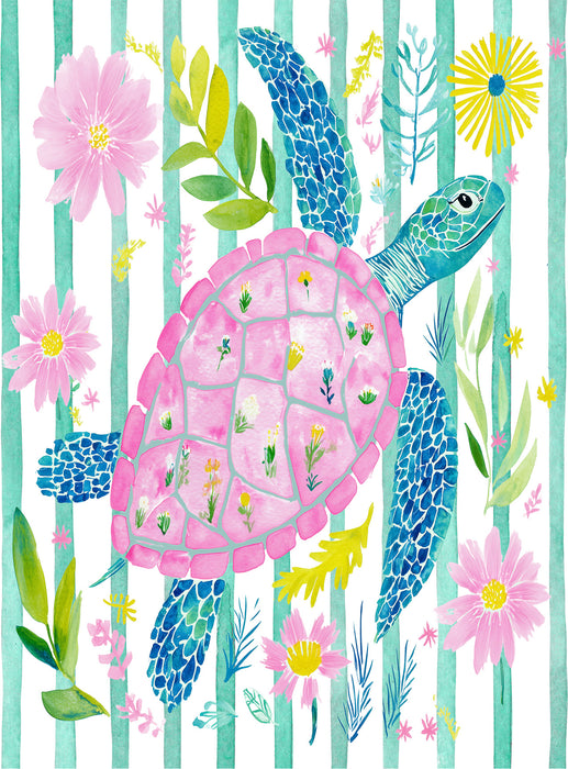 Coastal Sea Turtle Pastel Colors