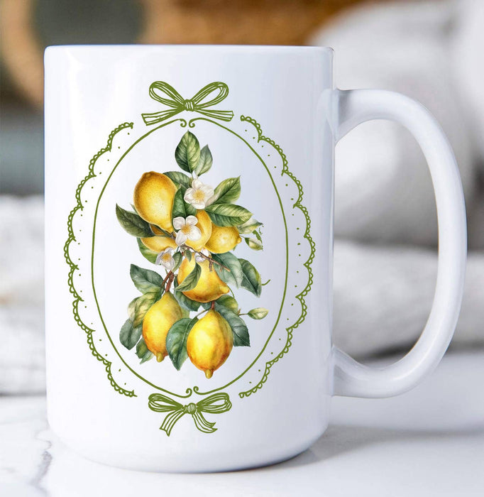 Vintage Lemons Coffee Mug