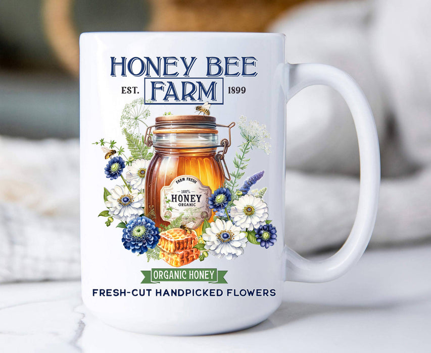 Modern Farmhouse Honey Bee Farm Coffee Mug