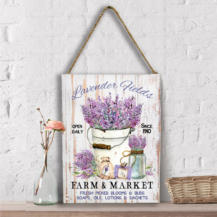 Lavender Field Farm & Market Wall Decor