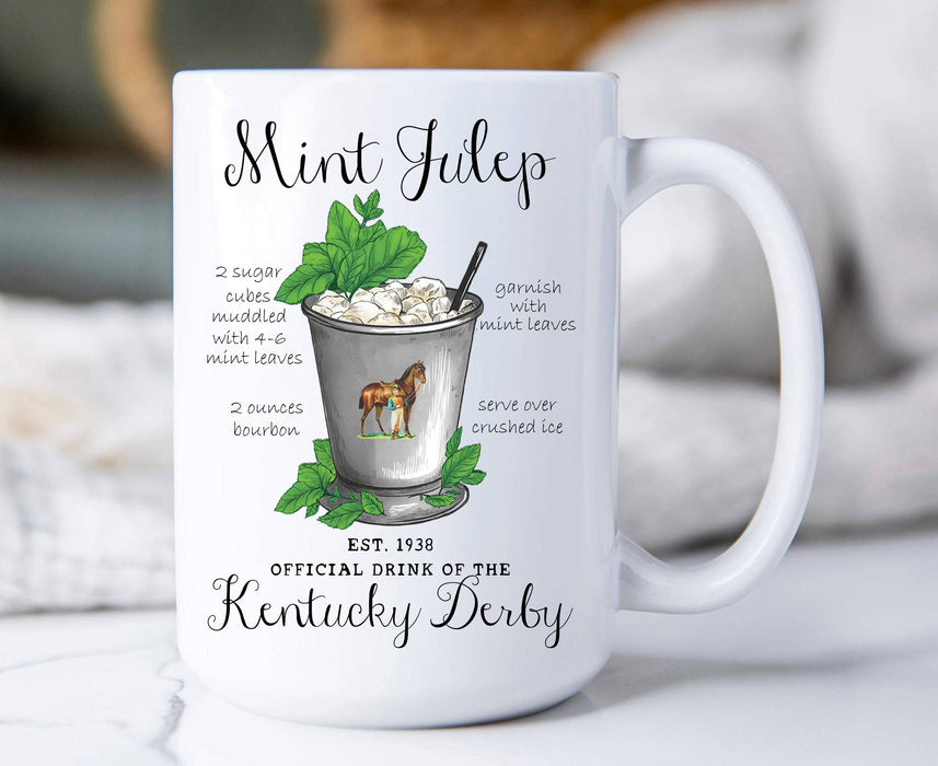 Kentucky Derby Mint Julep Drink Coffee Mugs