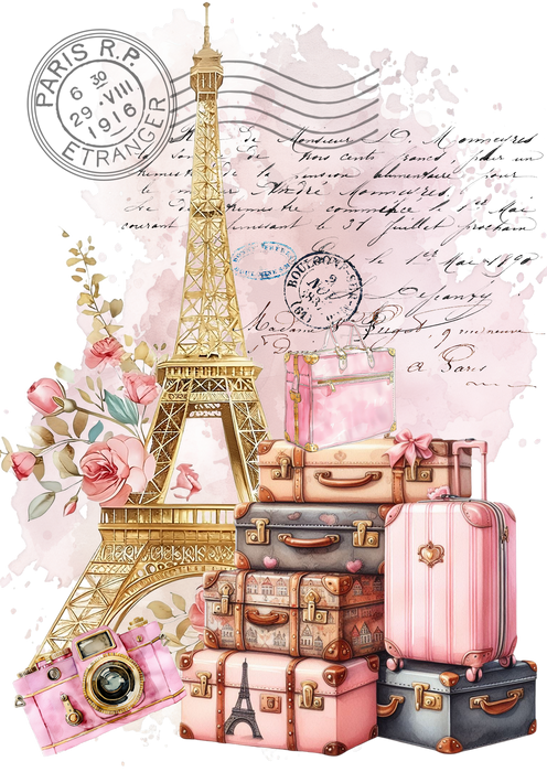 Paris with Luggage