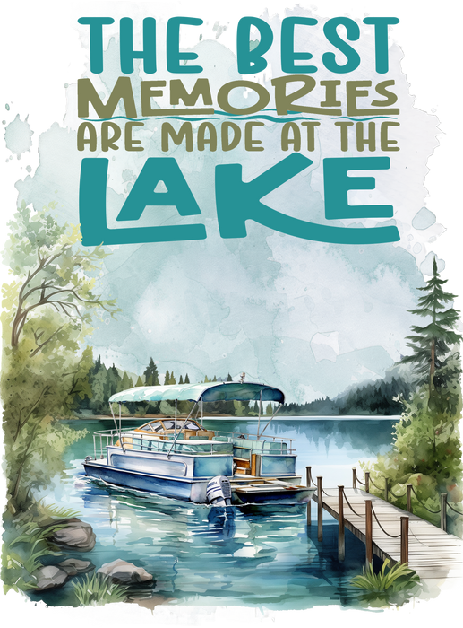 Best memories are made at the Lake Tea Towel