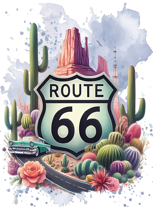 Route 66 Desert Cactus