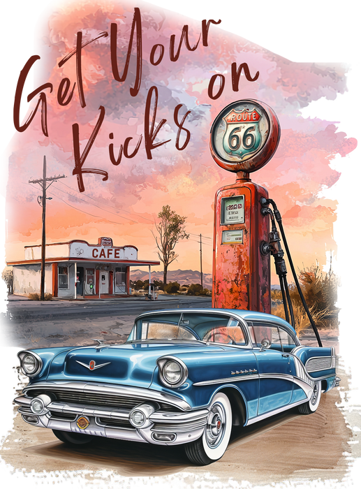 Route 66 Get Your Kicks Gas Pump