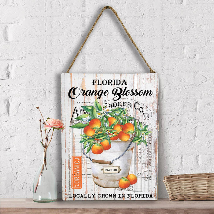 Florida State Flower Orange Blossom Wall Decor