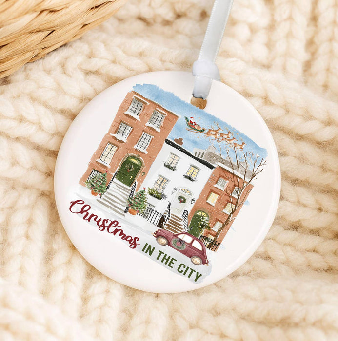 Christmas in the City Houses Ornament