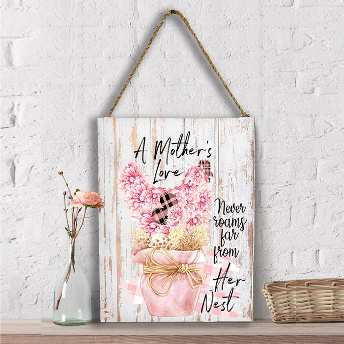 Mothers Day Mothers Loves  Wall Decor