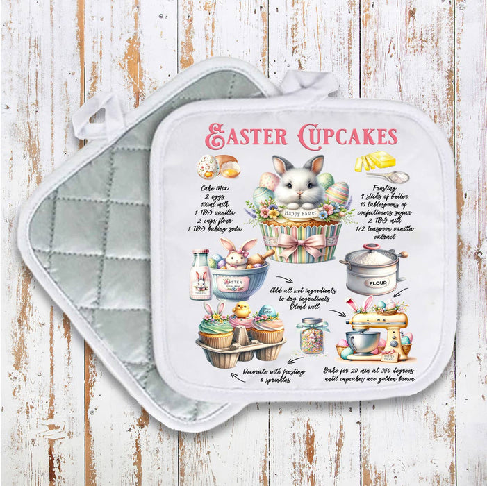 Easter Cucakes Recipe Bunny Pot Holder Oven Mitt