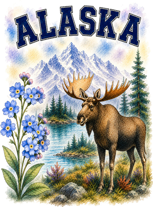 Alaska State Bird and Animal