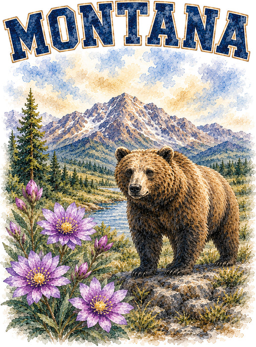 Montana State Bird and Animal