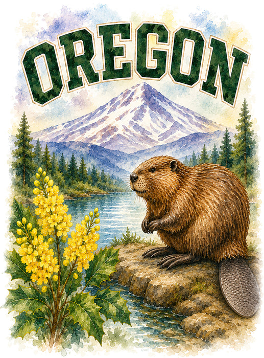Oregon State Bird and Animal