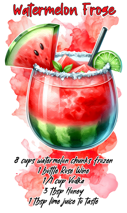 Summer Cocktail Watermelon Frose