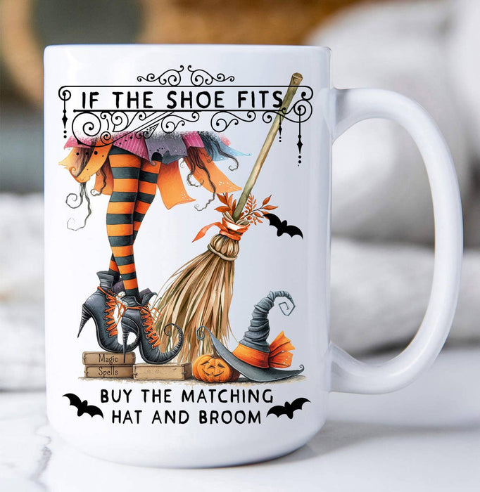 Halloween Witch If the Shoe Fits Coffee Mug