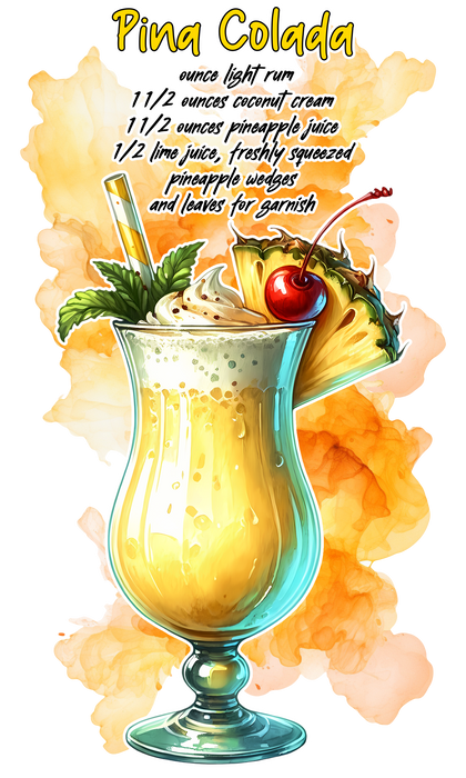 Summer Cocktail Pina Colada