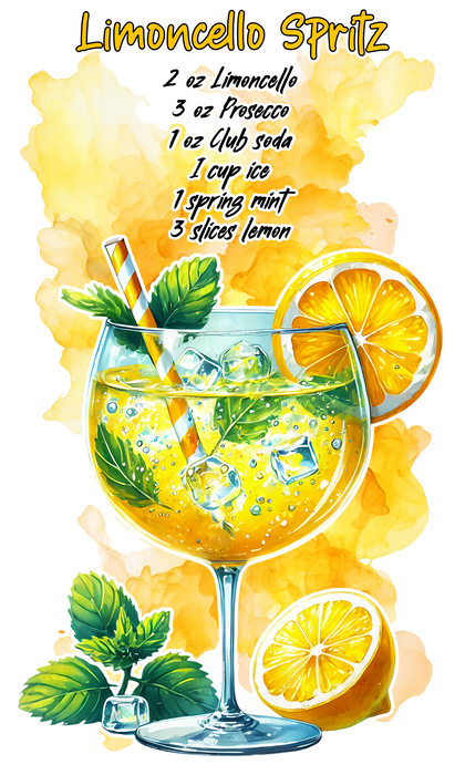 Summer Cocktail Limoncello Spritz