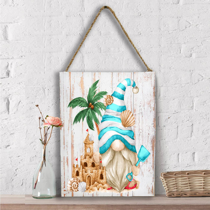Beach Ocean Sand Gnome  Wall Decor