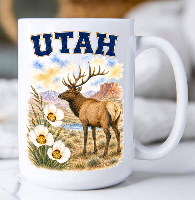 Utah State Bird and Animal Coffee Mug