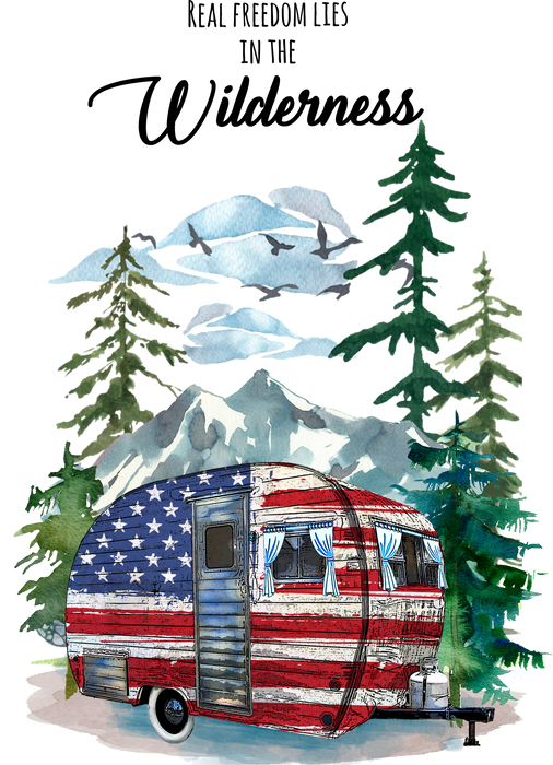Real Freedom in Wilderness Patriotic