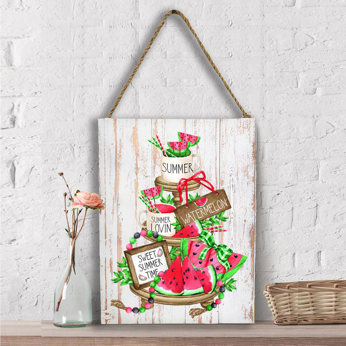 Summer Time Sweet Watermelon Wall Decor