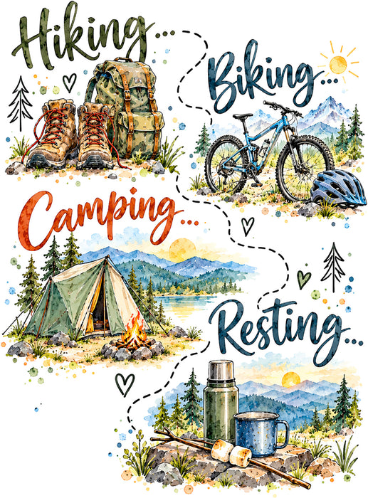 Hiking Camping Resting