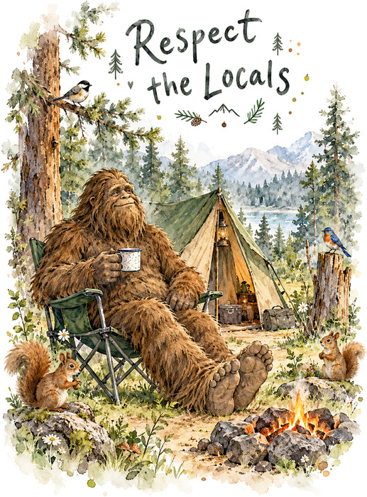 Big Foot respect the Locals