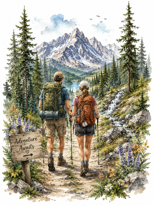 Hiking in the Mountains