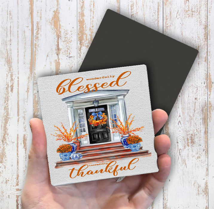 Wonderfully Blessed Front Door Porch Magnet Fridge