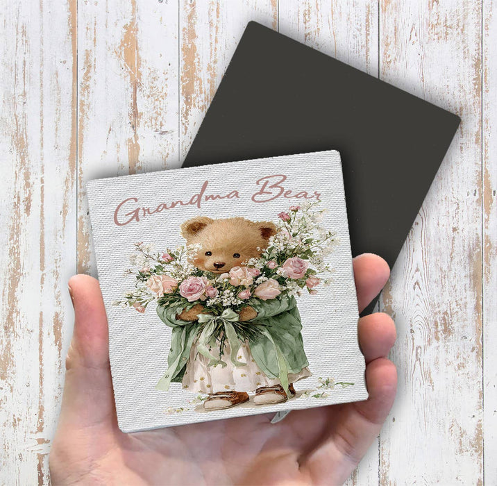 Mother's Day Grandma Bear Magnet Fridge