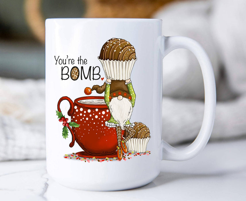 Christmas Chocolate Bomb Coffee Mugs