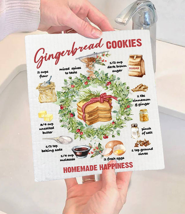 Christmas Gingerbread Cookie Recipe  Swedish Dishcloth