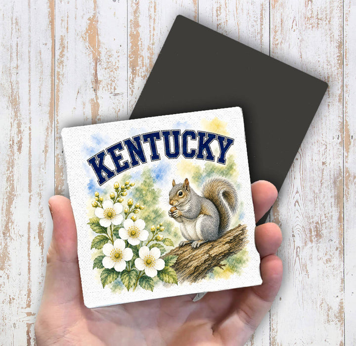 Kentucky State Bird and Animal Magnet Fridge