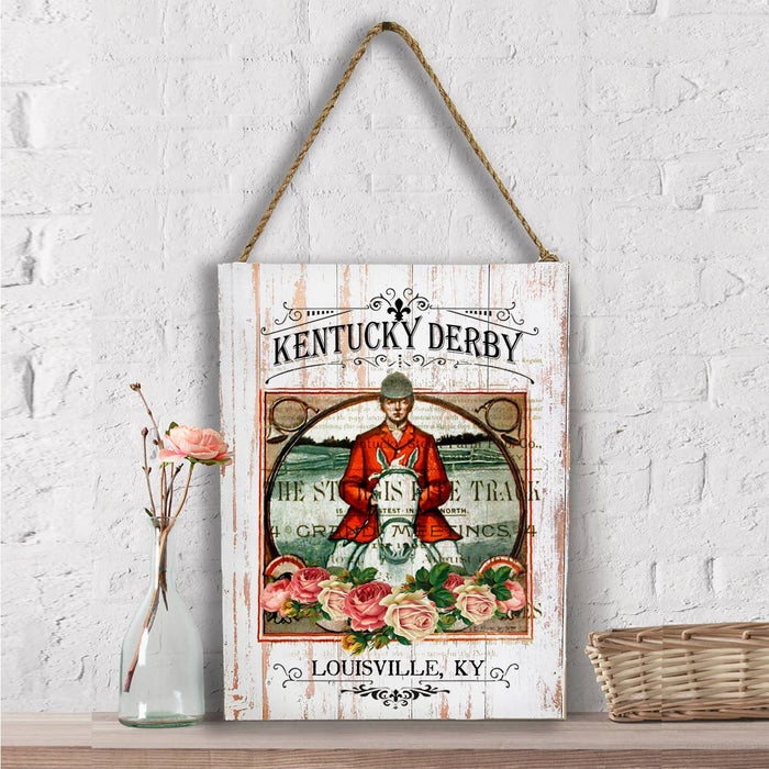 Kentucky Derby Louisville Vintage Wall Decor
