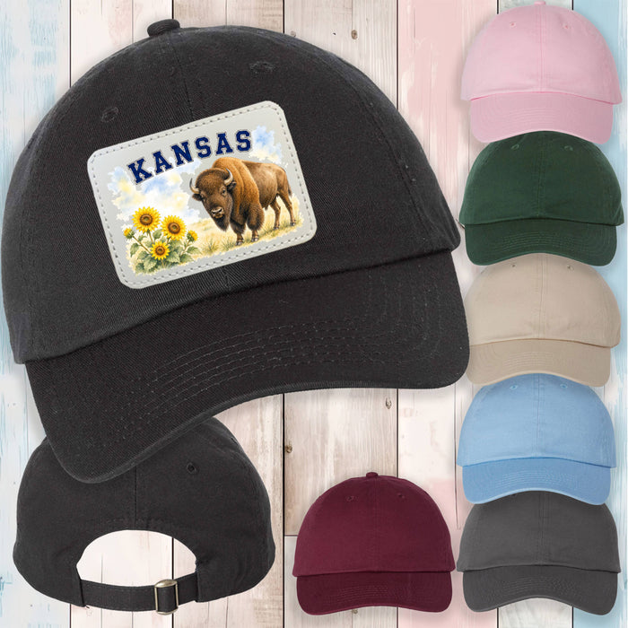 Kansas State Bird and Animal Baseball Hat