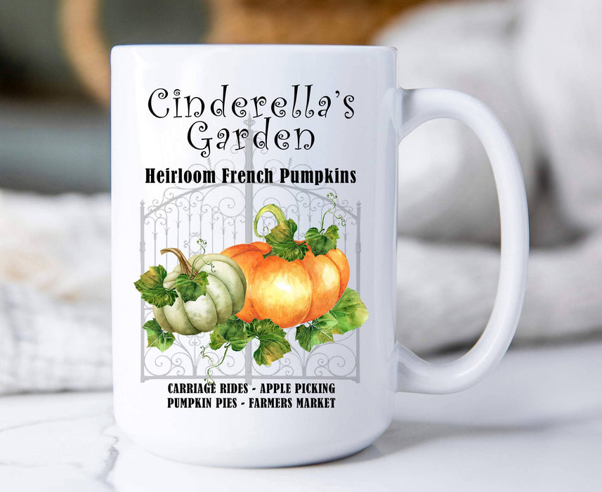 Cinderella Garden Pumpkin Patch Coffee Mugs
