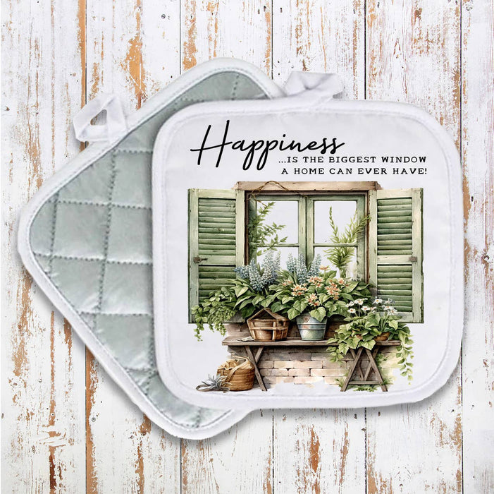 Happens is the Biggest Window Pot Holder Oven Mitt