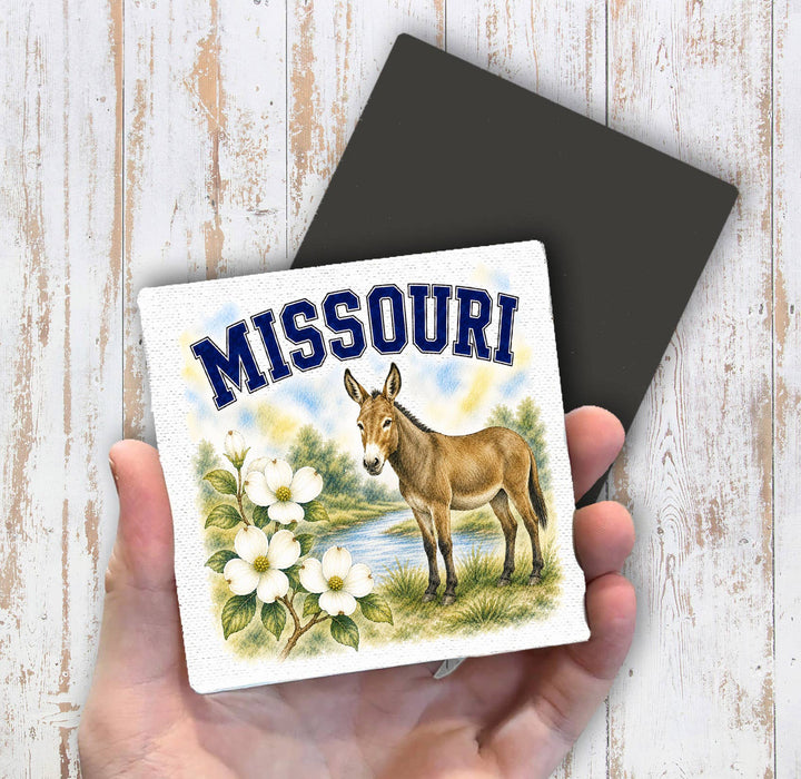 Missouri State Bird and Animal Magnet Fridge