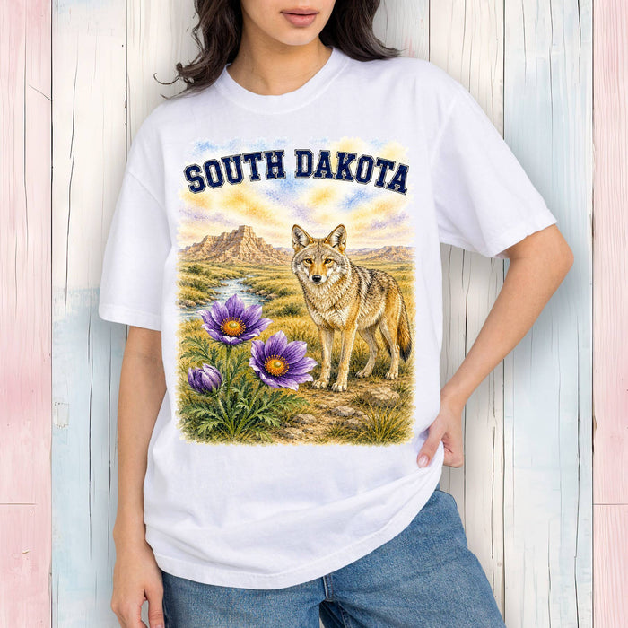 South Dakota State Bird and Animal T-Shirt