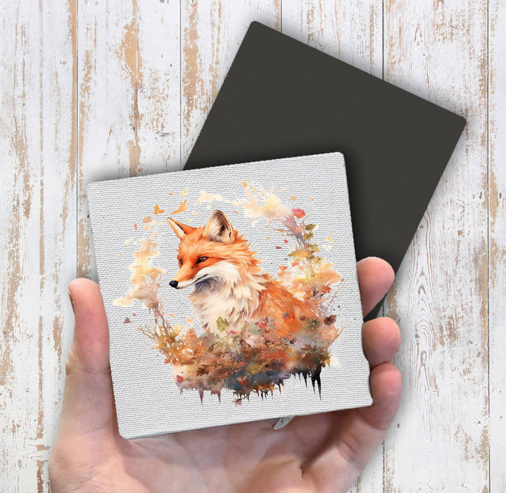 Red Fox Animal Hunting Magnet Fridge