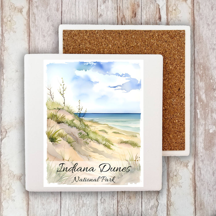 Indiana Dunes National Park Indiana  Stone Coaster